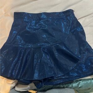 glitter skirt with built in shorts